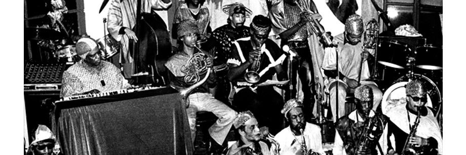 Sun Ra Arkestra's banner