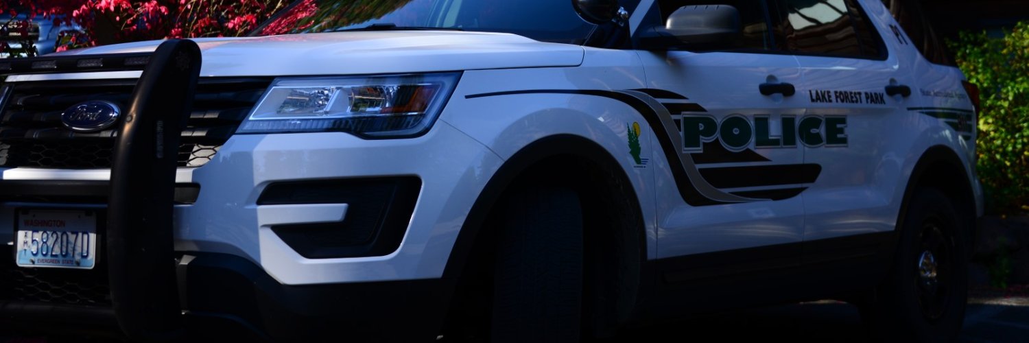 Lake Forest Park PD banner