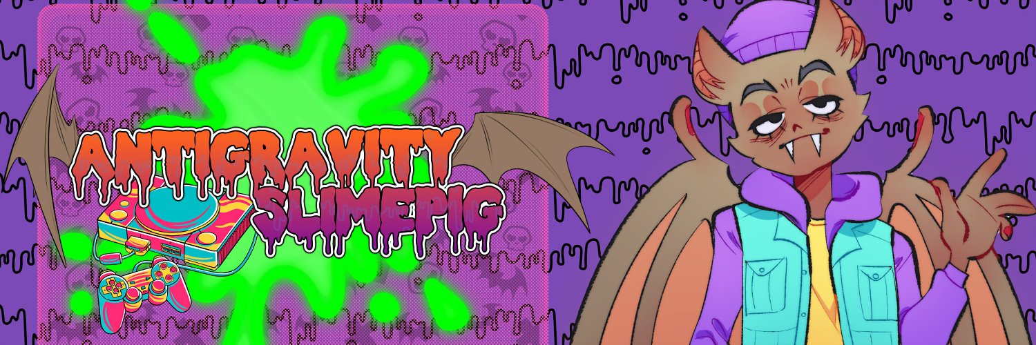 Antigravityslimepig🦇☣️ | Vtuber (EN) | 🇵🇸 banner