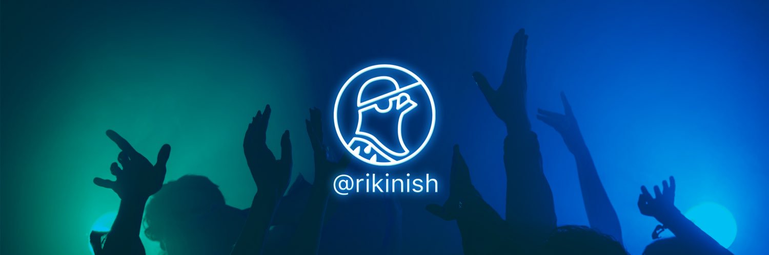 Rikinish's profile banner image