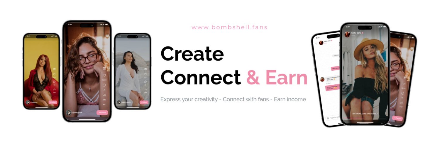 Bombshell.fans 💣 banner