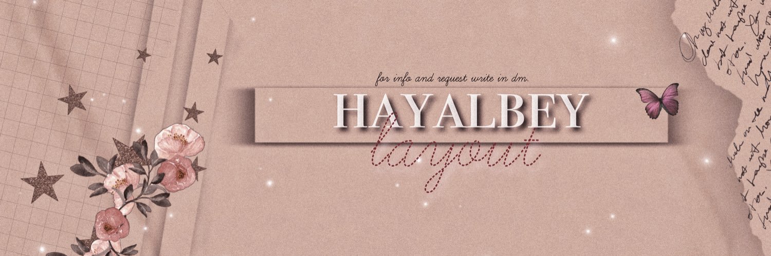 hayalbey layout🍯🎨🌷 banner