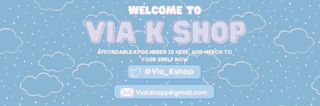 VIA KSHOP UPDATE ON LATEST TWEET banner