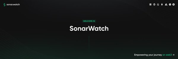 SonarWatch | Portfolio Tracker Profile Banner