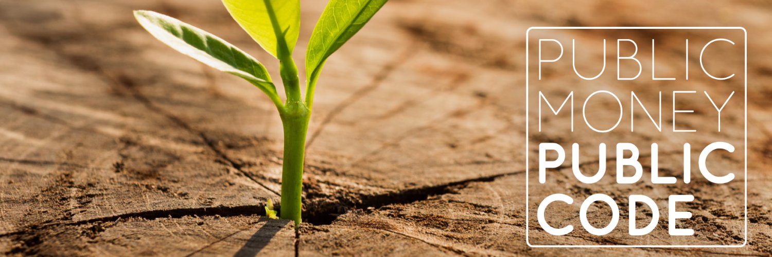 Public Money Public Code 🌱 banner