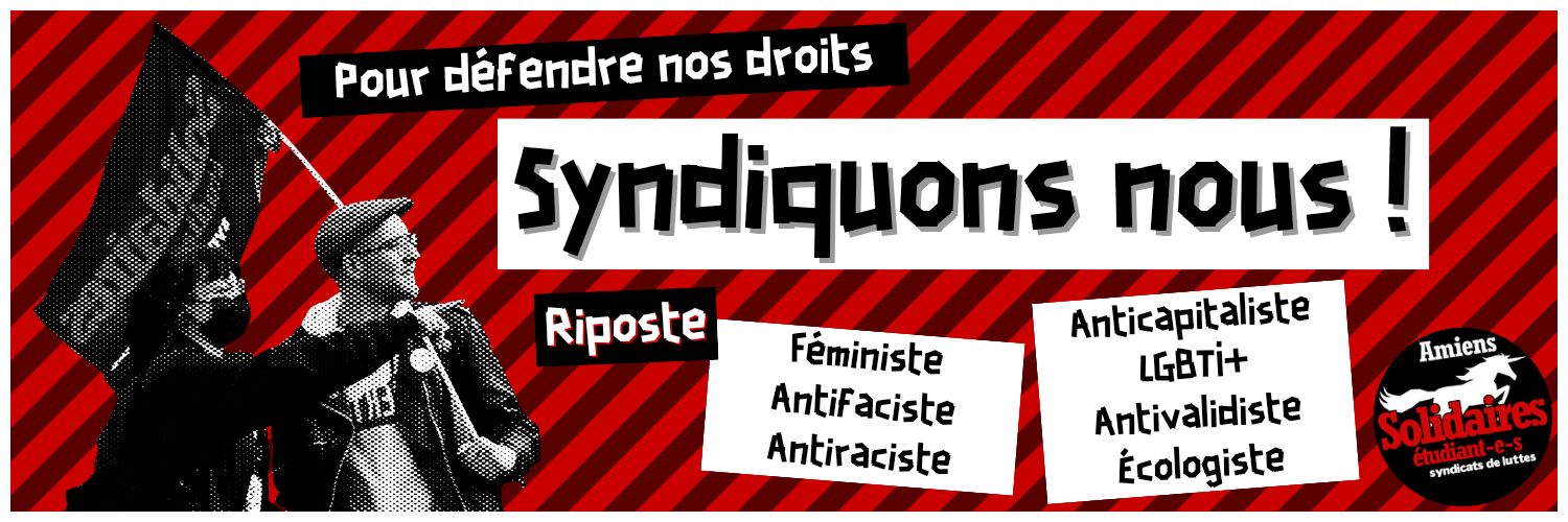 Solidaires Étudiant-e-s Amiens banner