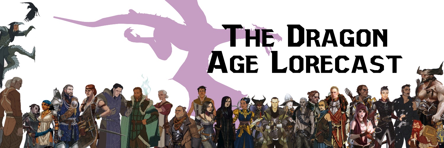 The Dragon Age Lorecast banner