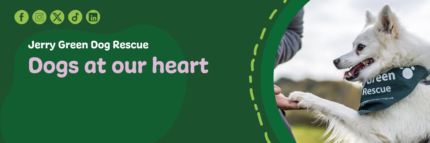 Jerry Green Dog Rescue banner