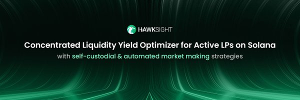 Hawksight | Solana Yield Optimizer Profile Banner