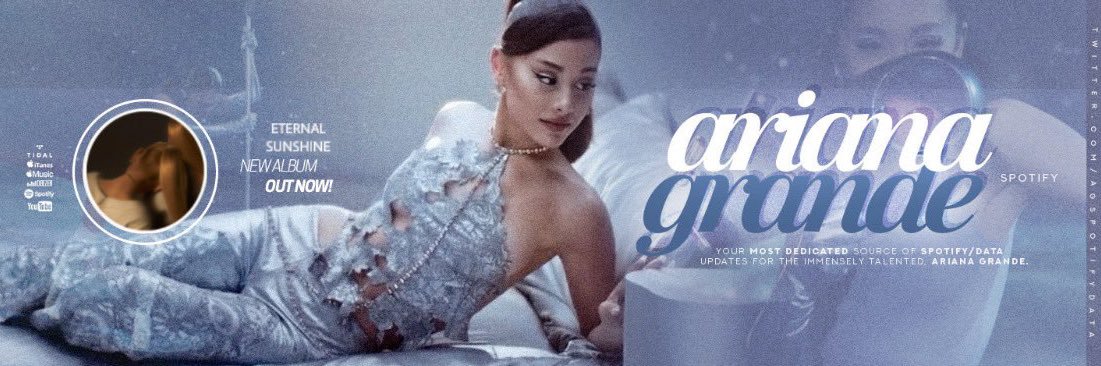 Ariana Grande Spotify Data's banner