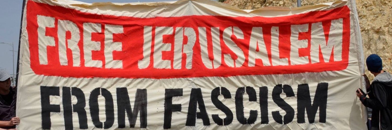 Free Jerusalem's banner