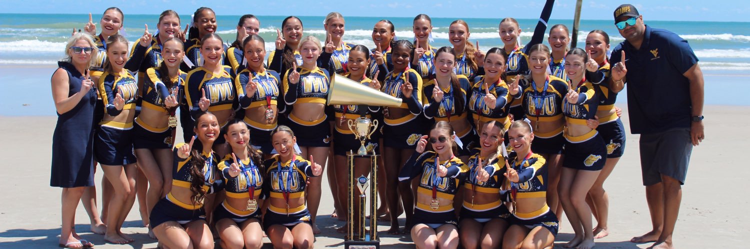 WVU Competitive Cheer banner