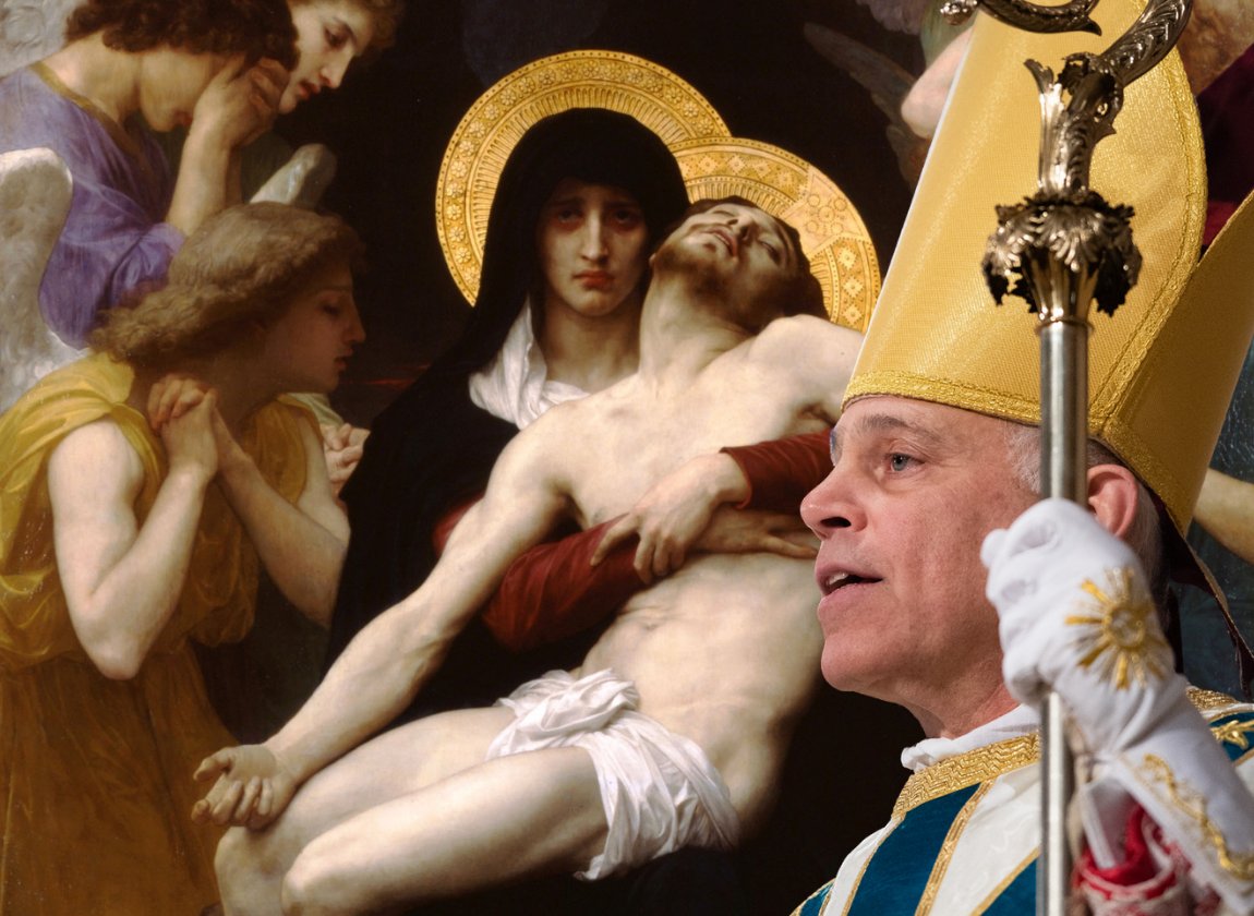 Archbishop Salvatore J. Cordileone's banner