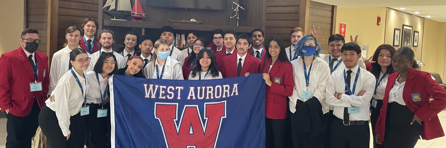 West Aurora SkillsUSA banner