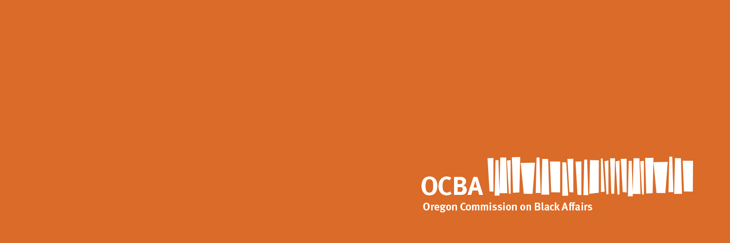 Oregon Commission on Black Affairs banner