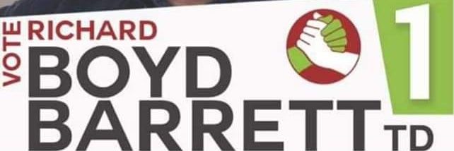 People Before Profit Dún Laoghaire banner