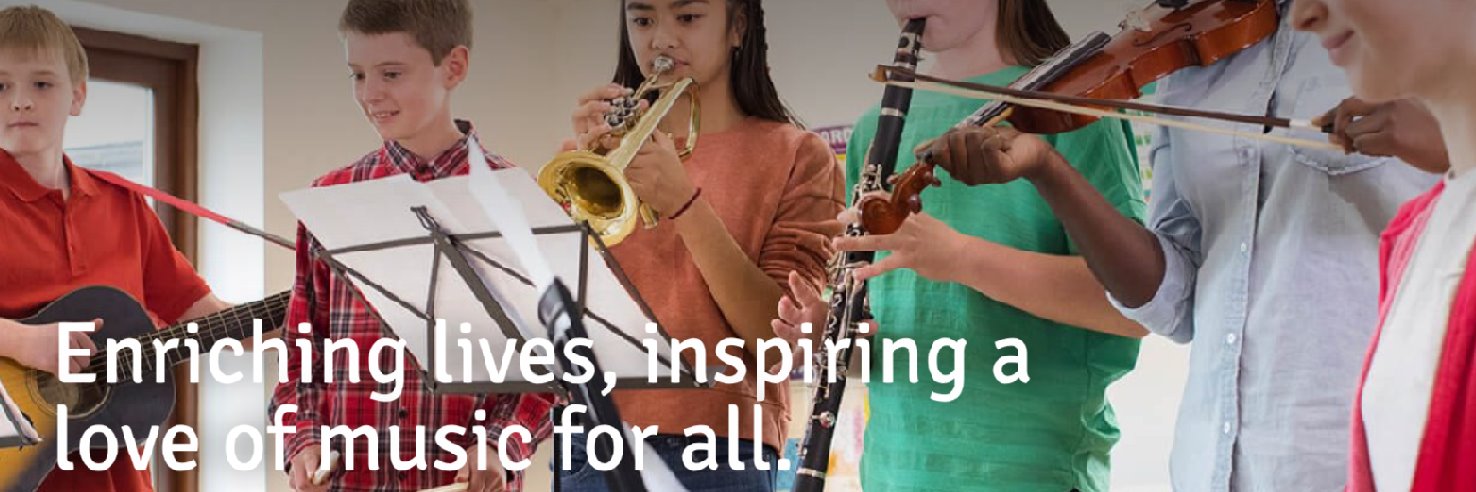 Trafford Music Service banner