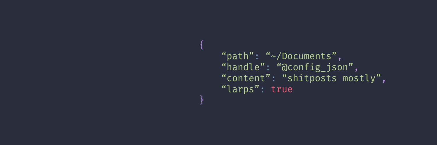 config.json's banner