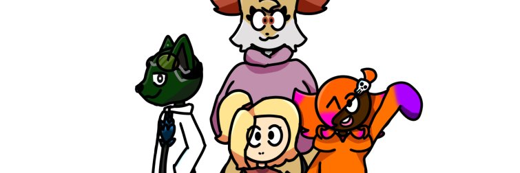 Krissy, skelly dog entity banner