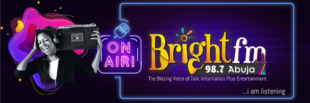 BRIGHT 98.7 FM ABUJA banner