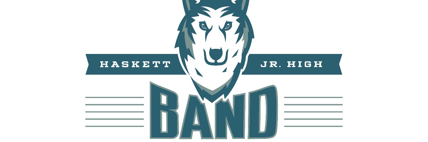 Haskett Junior High Band banner