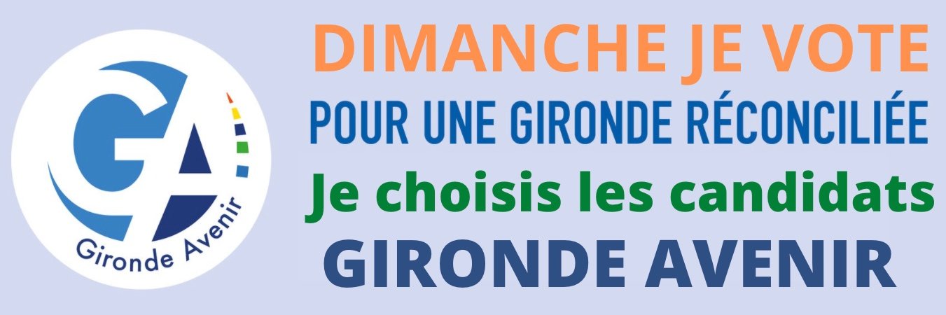 Gironde Avenir 2021 banner