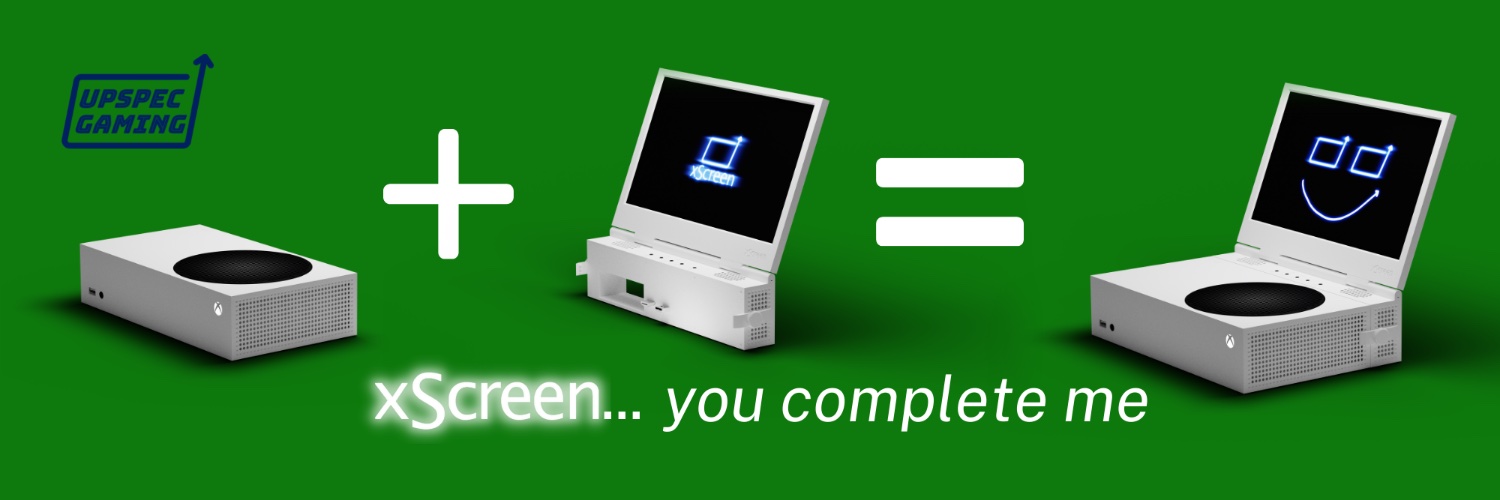 UPspec Gaming 🎮 xScreen for Xbox Series S banner