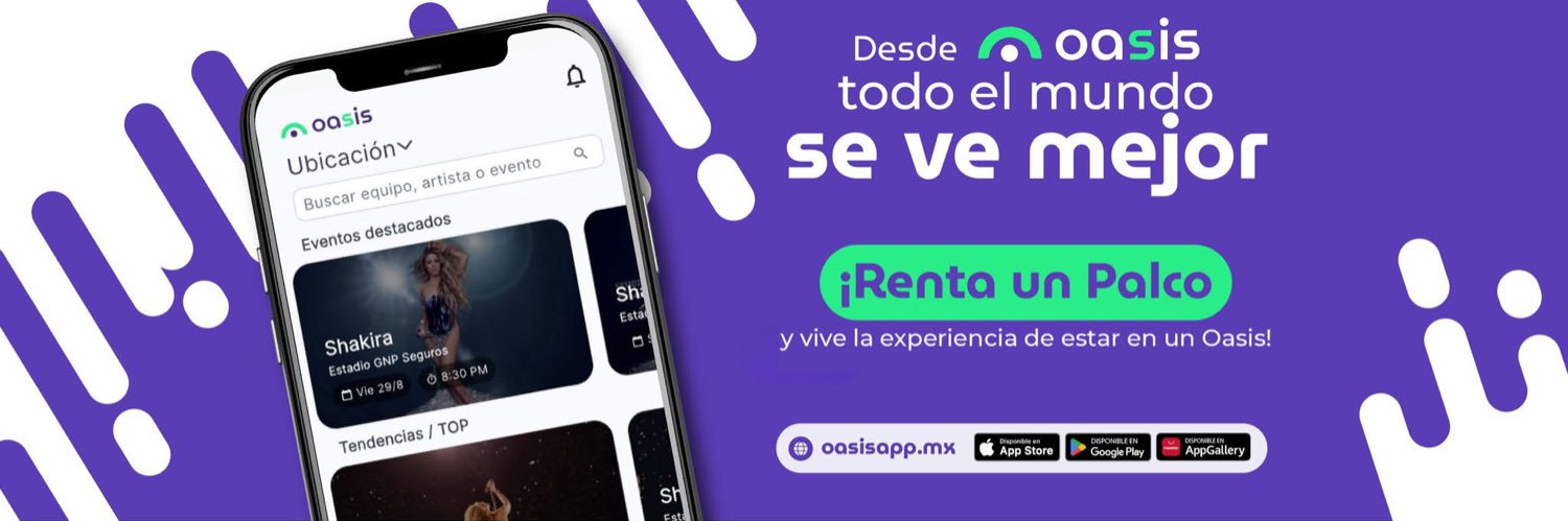 Oasis App MX banner
