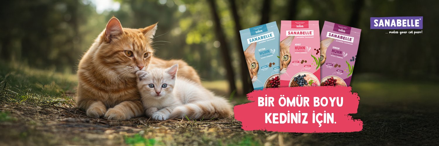 Sanabelle Cat Food banner
