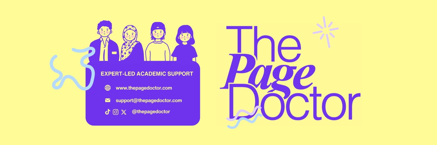 The Page Doctor's banner