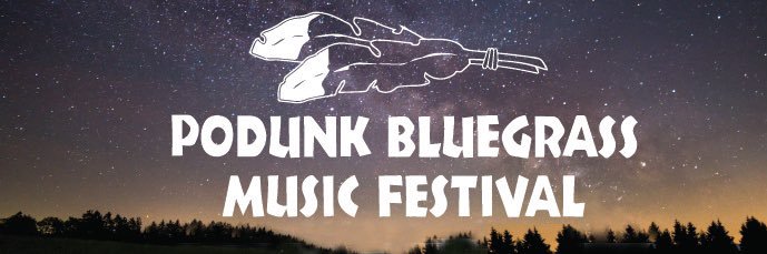 Podunk Bluegrass Festival banner