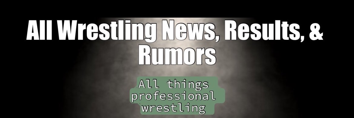 All Wrestling News, Results, & Rumors banner