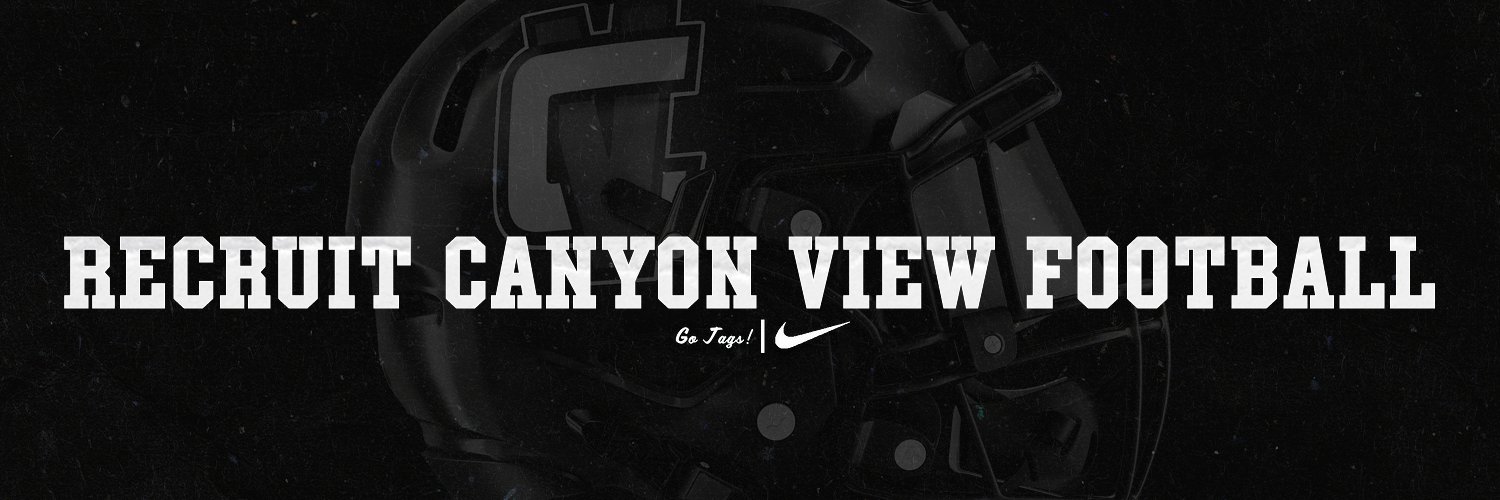 Recruit Canyon View Football banner