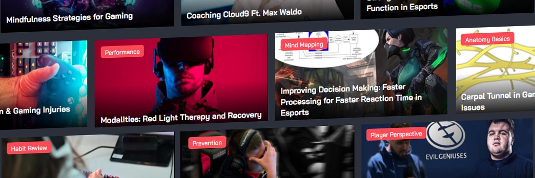 Esports Health and Performance Institute banner