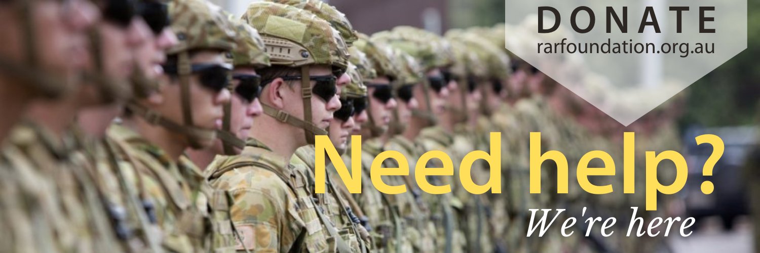 Royal Australian Regiment Foundation banner