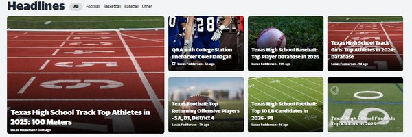 LoneStarPrepsTX Profile Banner