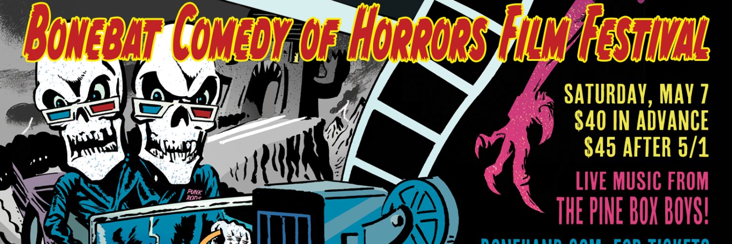 The BoneBat Show banner