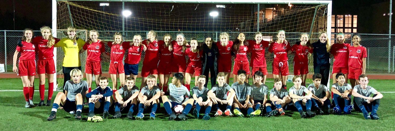 FC Portland Soccer Academy banner