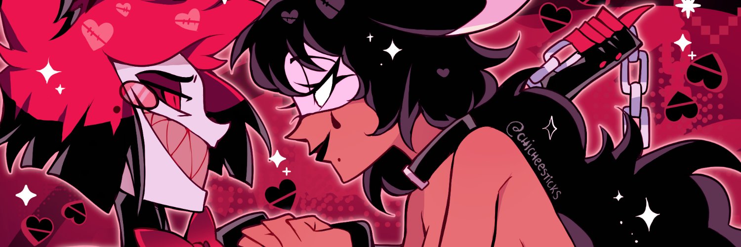 ꒰ᐢ. .ᐢ꒱ ⚢ day 🍓 alastor's wife .ᐟ's banner