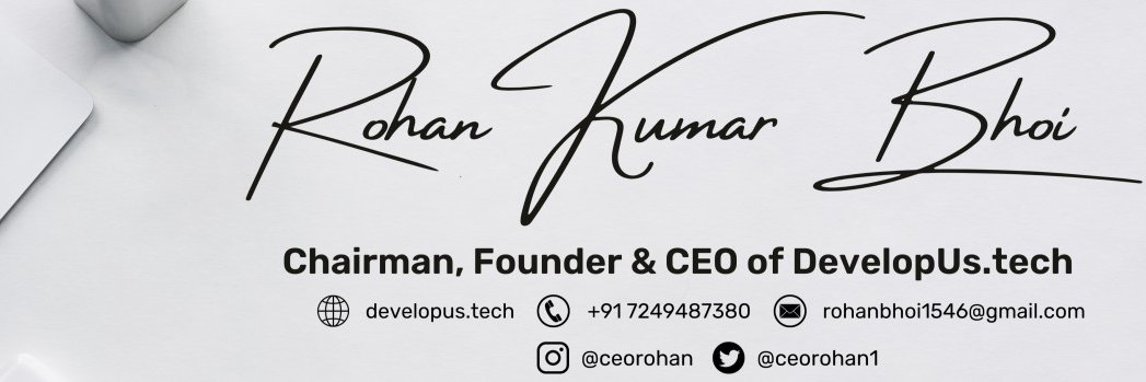 Rohaan Kumar Bhoi banner