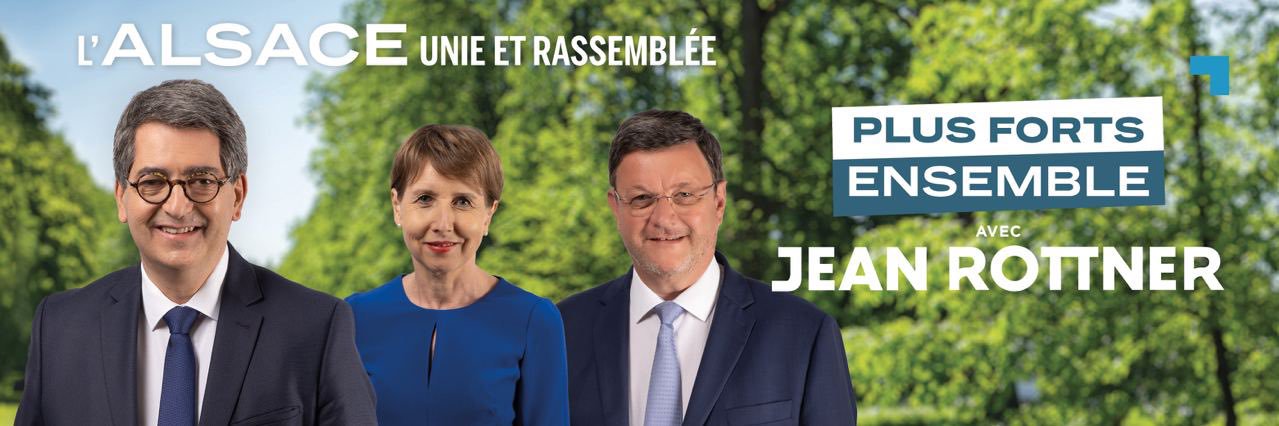 L'Alsace unie et rassemblée avec Jean Rottner banner