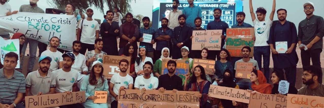 FridaysforFuture Gilgit Baltistan banner