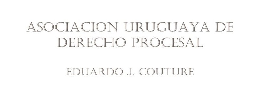 Asociación Uruguaya de Derecho Procesal EJ Couture banner