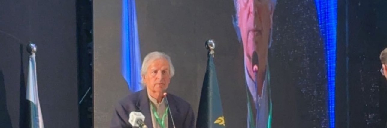 Javed Hashmi's banner