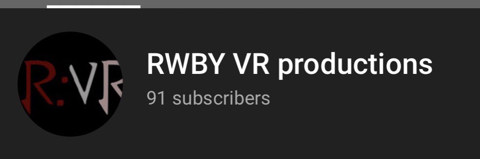 RWBY VR unofficial tweet account banner