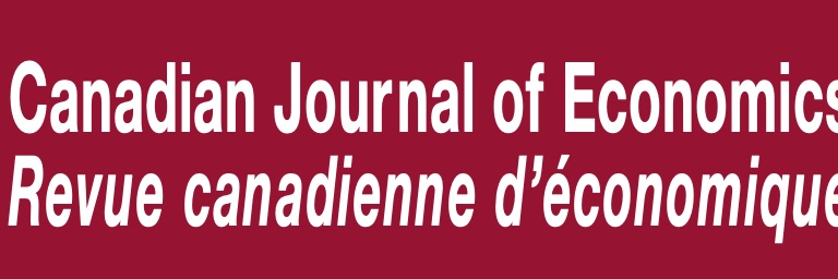 Canadian Journal of Economics's banner