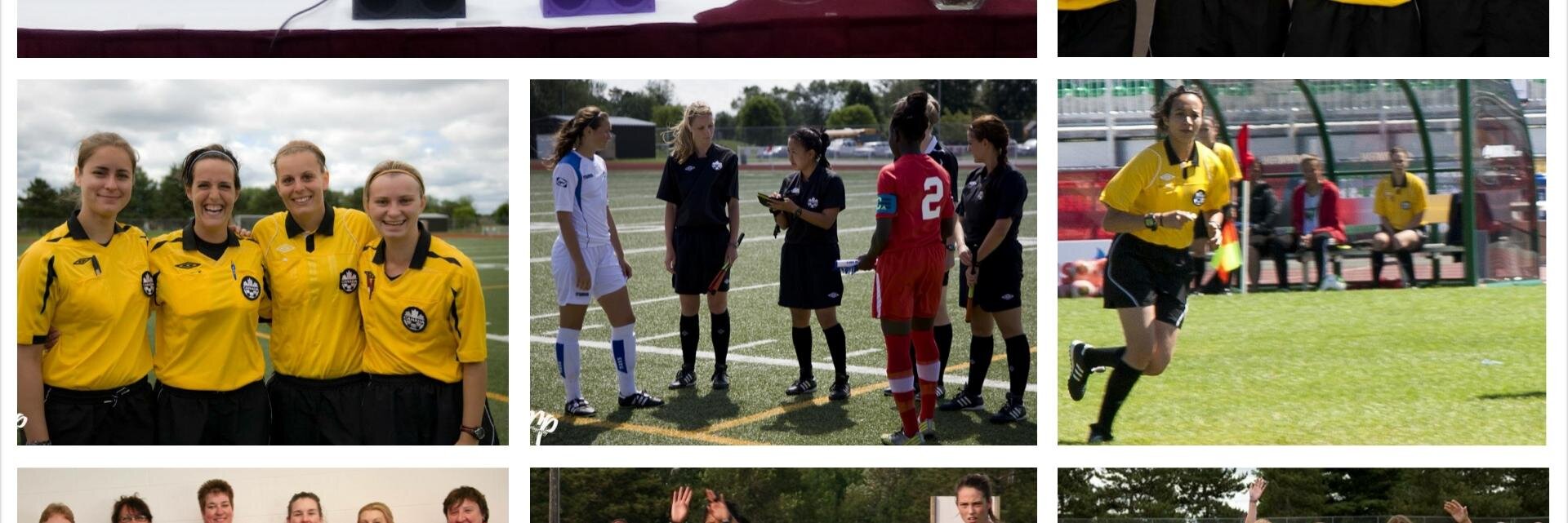 Women Soccer Referee banner