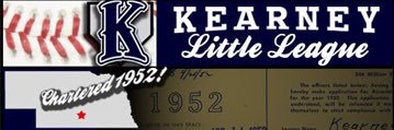 Kearney Little League banner