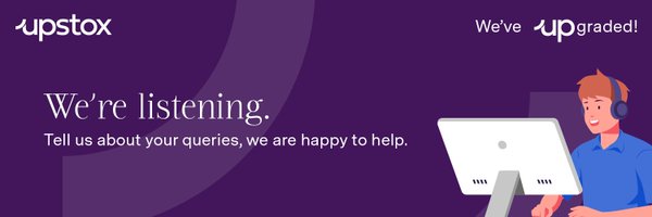 UpstoxSupport Profile Banner