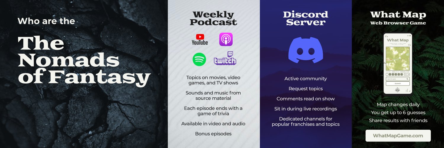 The Nomads Of Fantasy banner